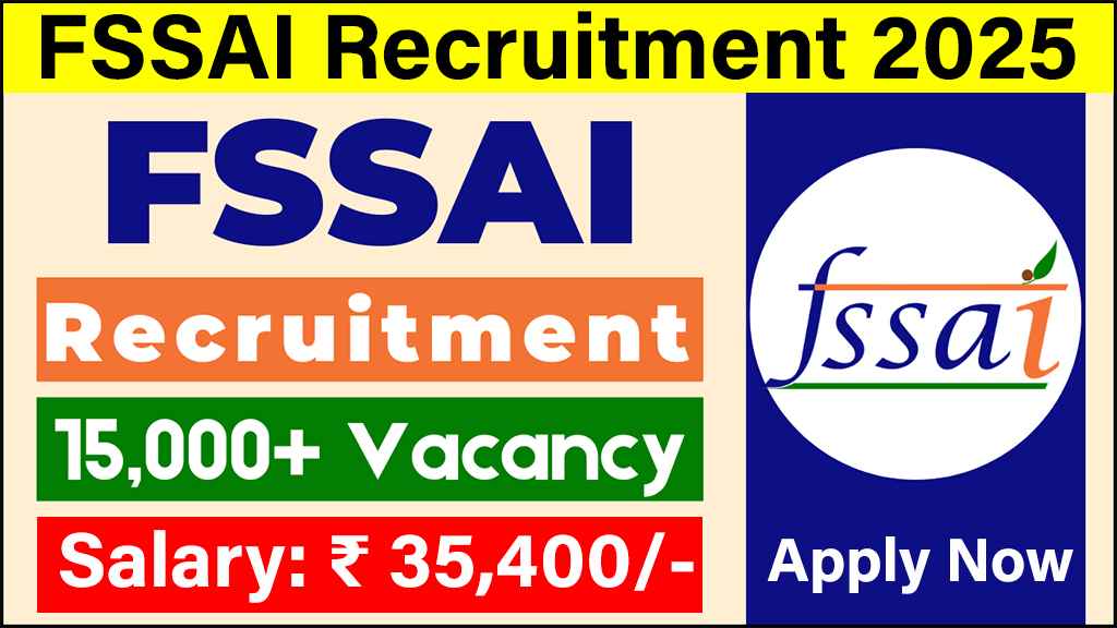 FSSAI Recruitment 2025